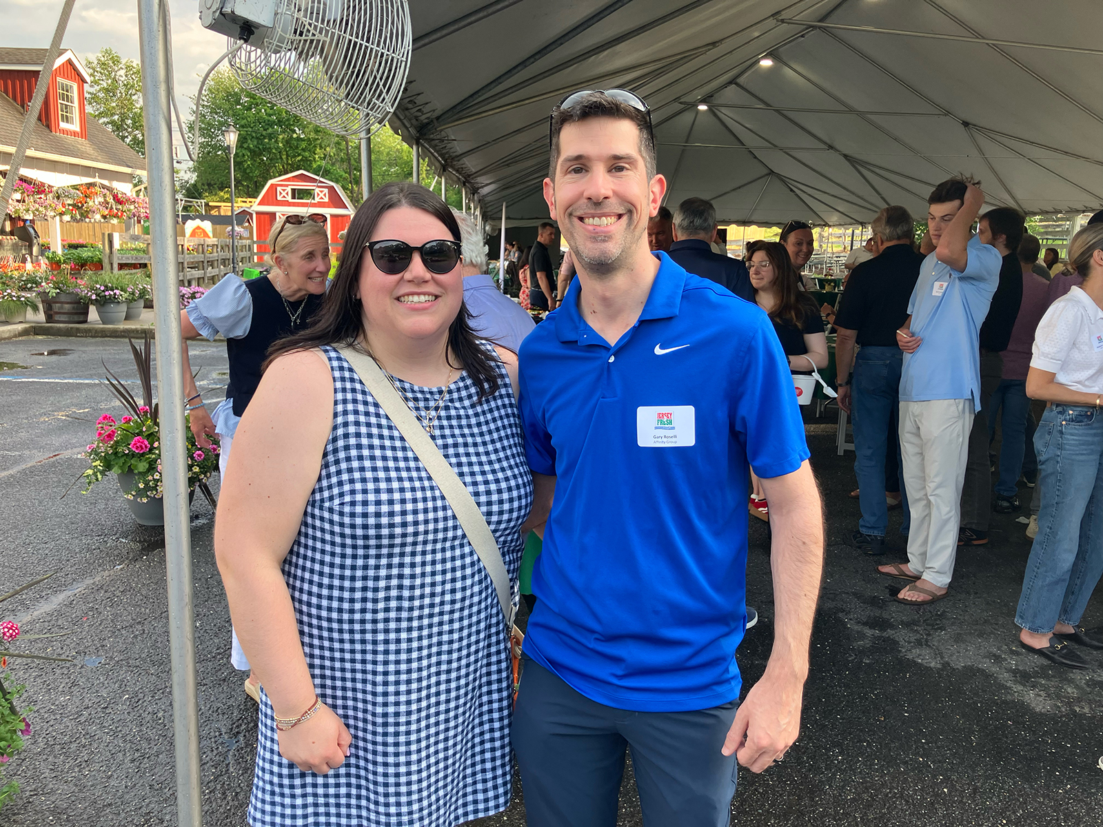 Alexa Conciatori of Allegiance Retail Services with Gary Roselli of Affinity Group. 