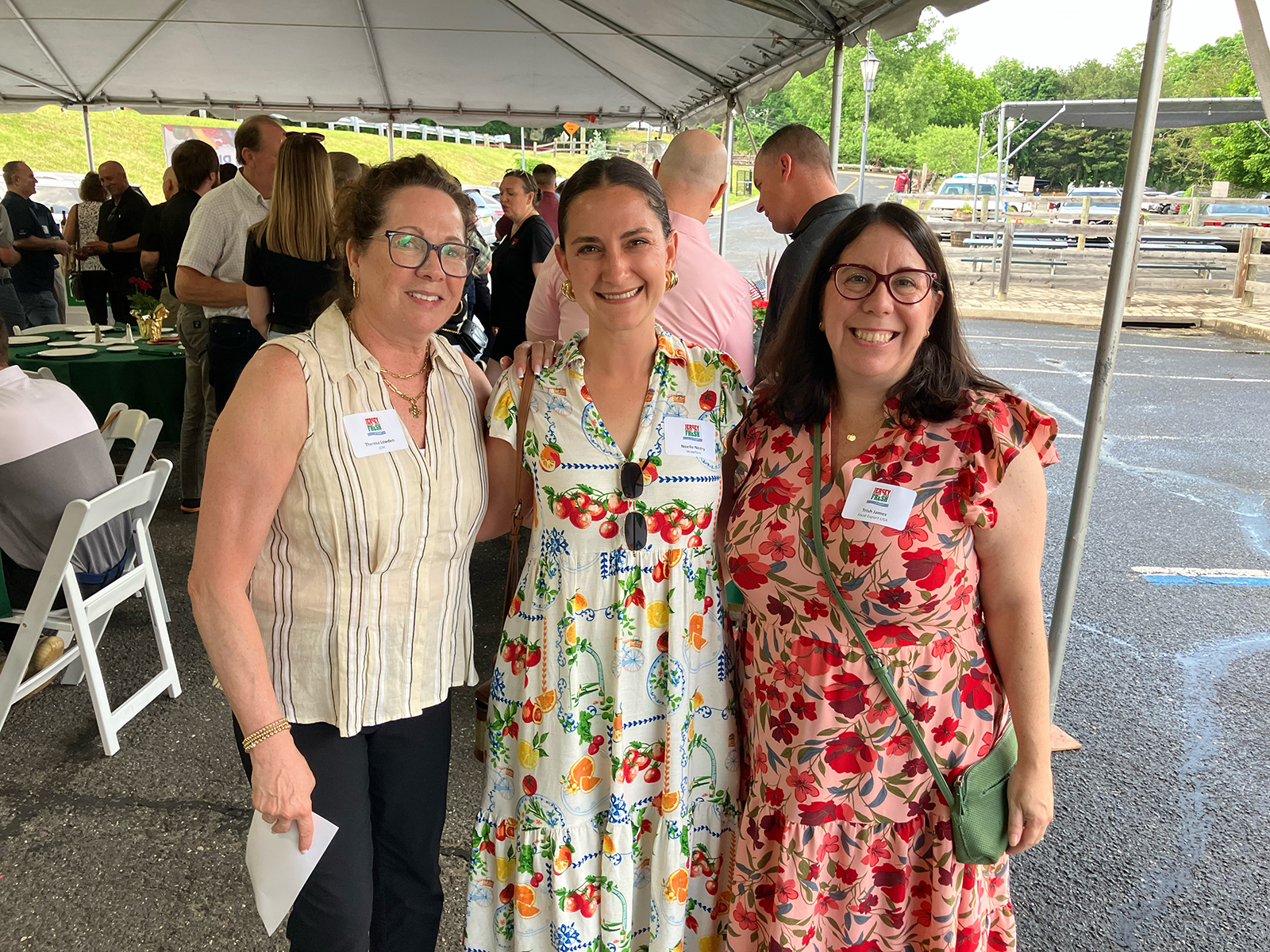 EPC President Theresa Lowden of JOH, Noelle Neary of Wakefern and Trish James of Food Export USA.  