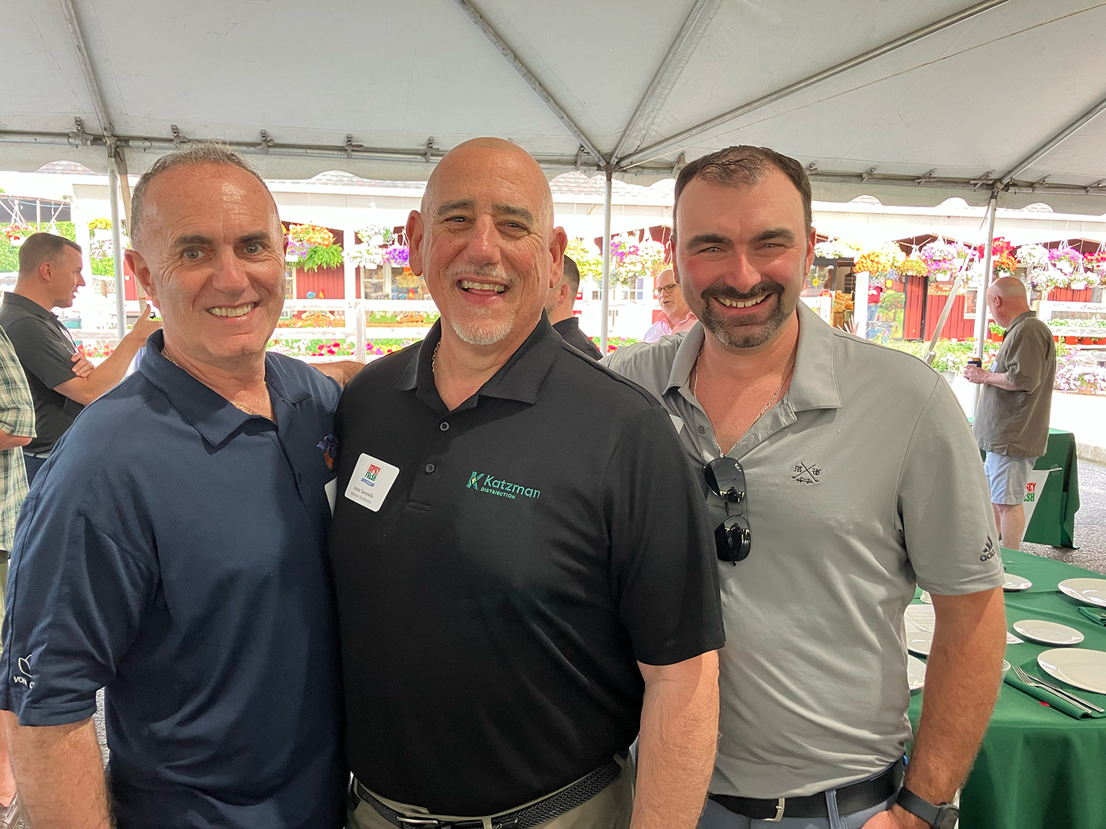 Joe Granata, Vic Savanello and Tim Dunn of Katzman Distribution 
