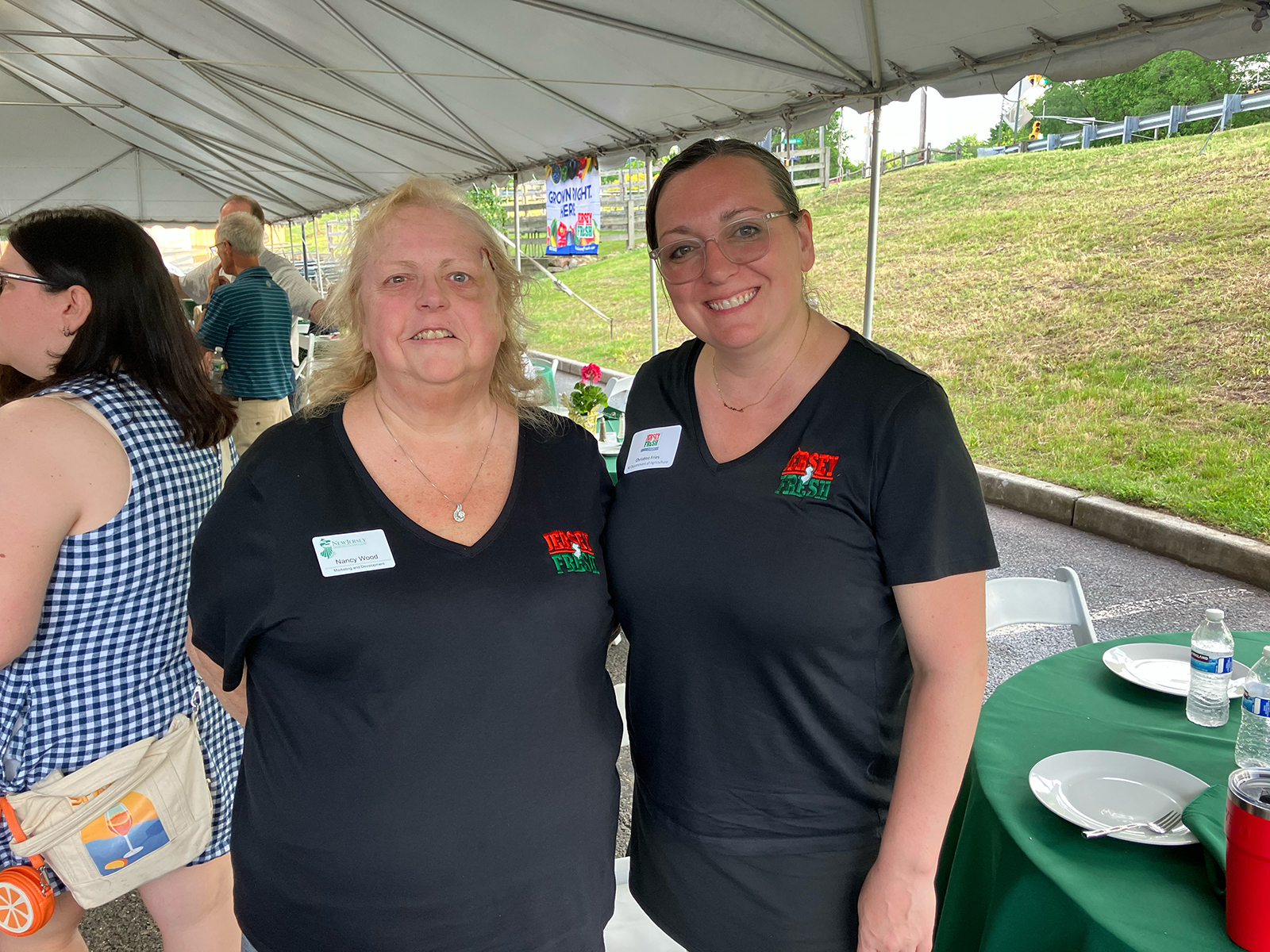 Nancy Wood and Christine Fries of NJDA. 