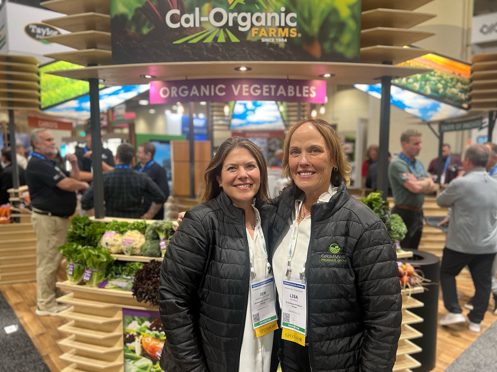 Jen Verdelli Hurter and Lisa McNeece of Grimmway Produce Group.