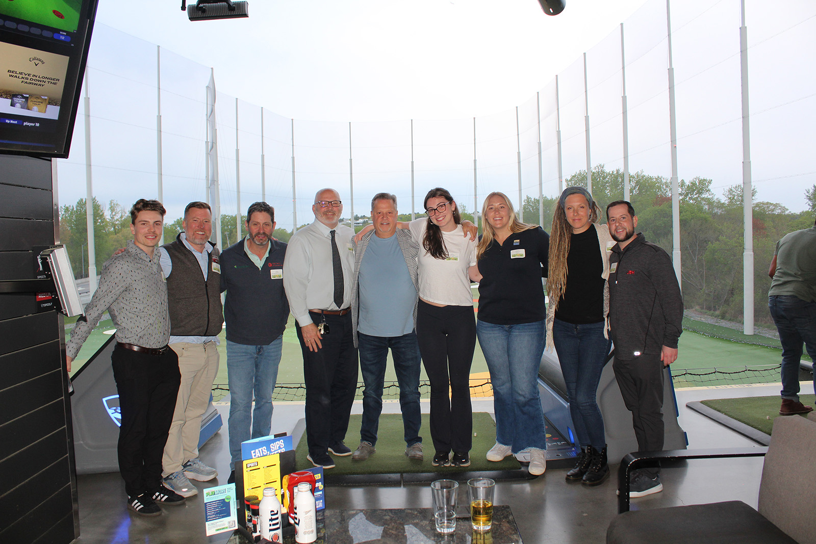 Benjamin Frechette of Taste of the North, Jon Storm of C&S Wholesale Grocers Inc., Dave Brunelle of C&S Wholesale Grocers Inc., Matt Dee of Donelan’s Supermarkets, Gary Girard of C&S Wholesale Grocers Inc., Gabby Palmisano of Barnwood Farms, Katelyn Anderson of Hapco, Sarah Forand of Oxen Hill Farm and Trevor Bumpus of JOH.