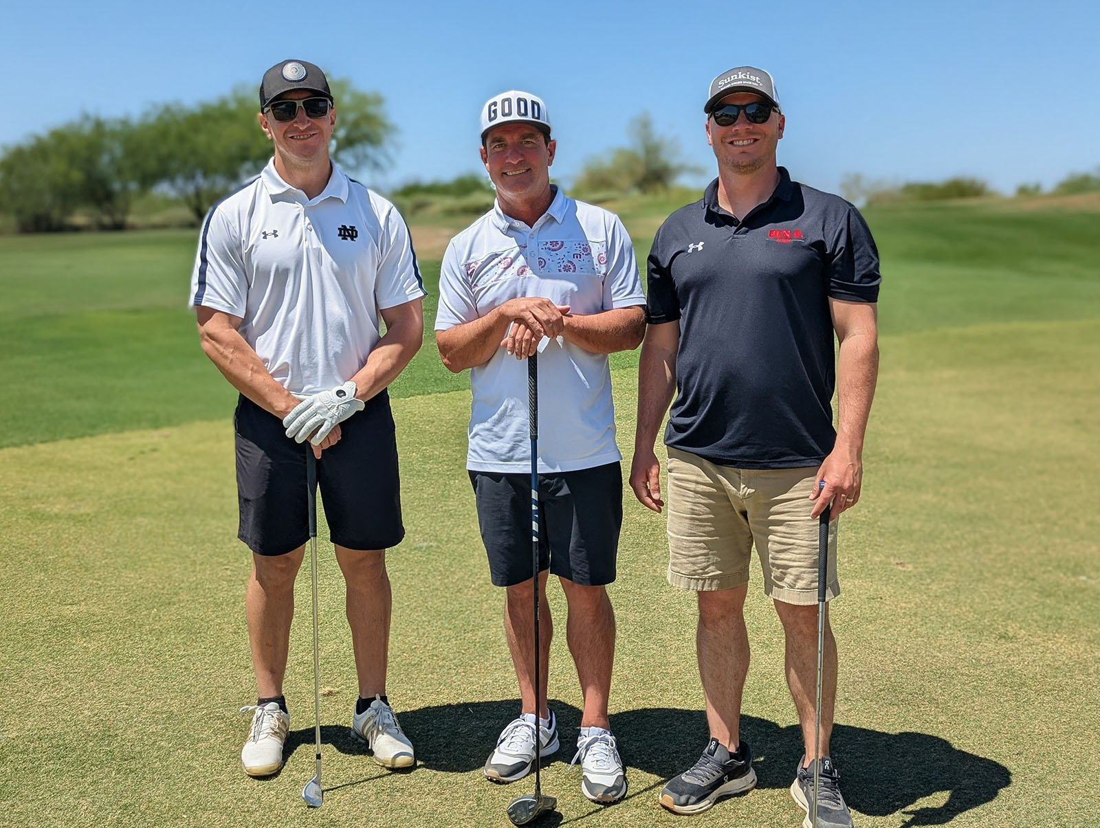 Jacob Aguilar and Daniel Chapman of The Garlic Co. and Jordan Grainger of Ben B. Schwartz.