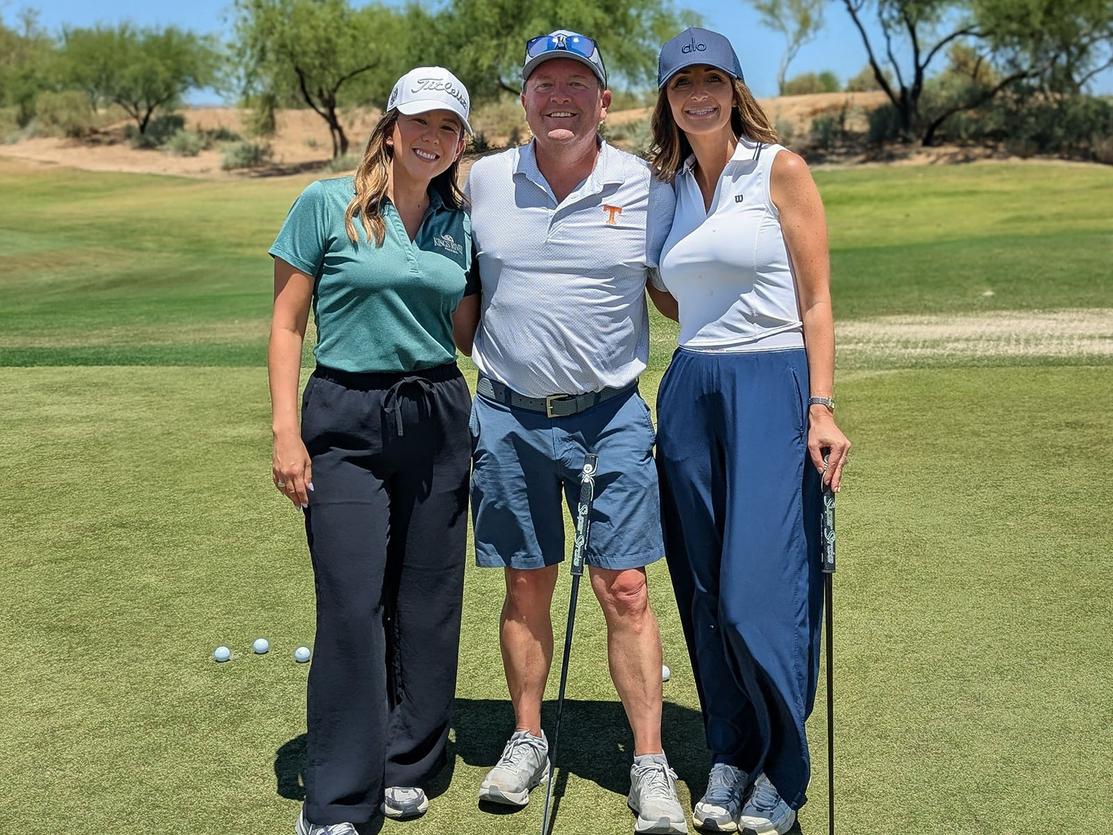 Adriana Akers of Kings River Packing, Jason Fuller of GoldenSun Insights and Samantha Hough of Kings River Packing.