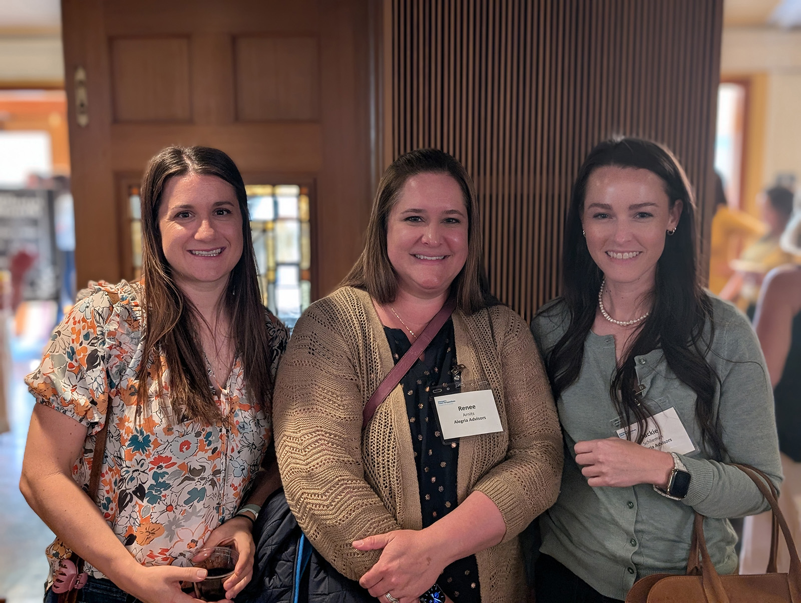 Christine Ricker, Renee Arnits and Jackie Schlieman of Alegria Advisors.
