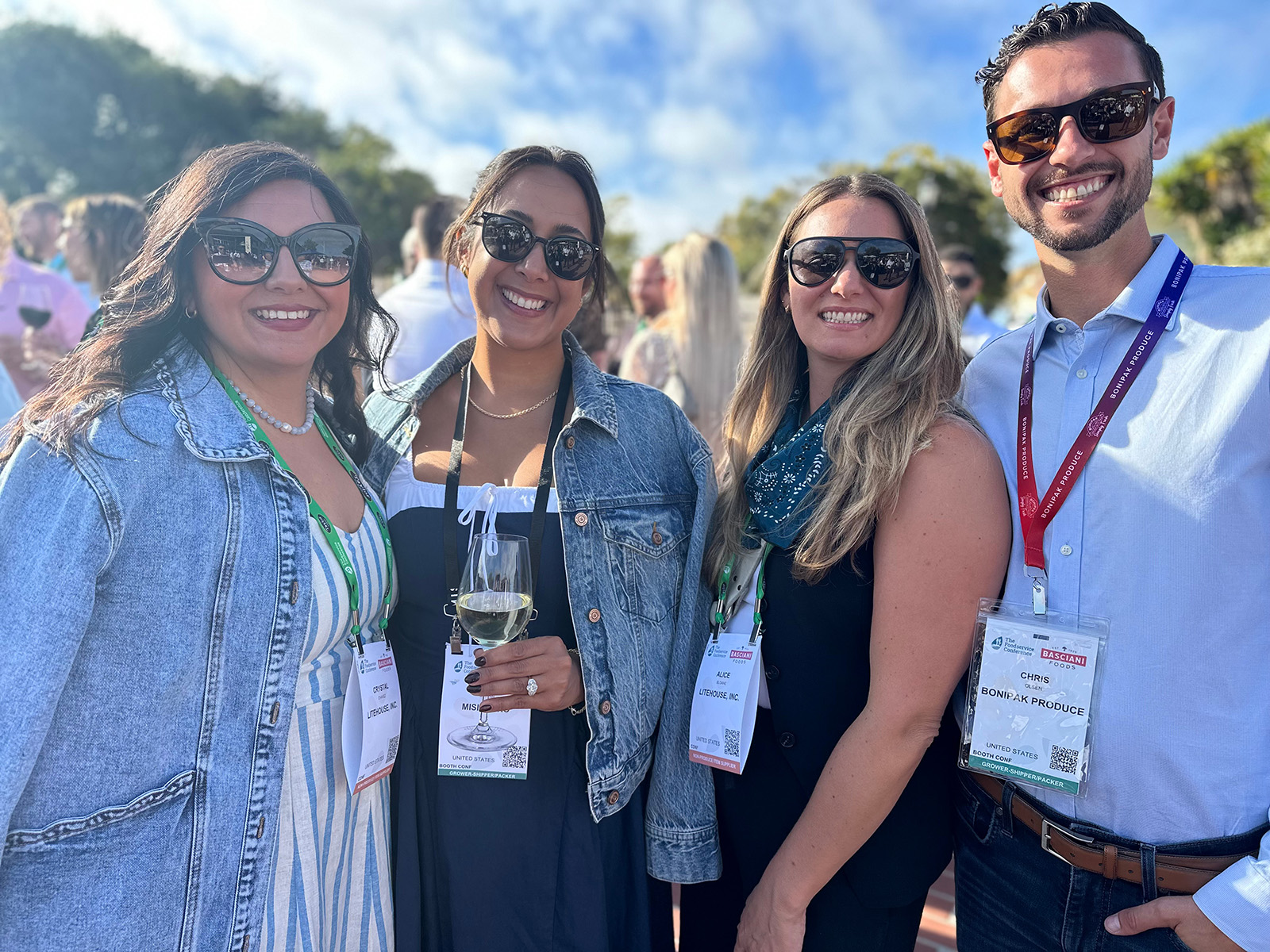 Crystal Chavez of Litehouse, Hana Mohsin of Misionero, Alice Sloane of Litehouse and Chris Olsen of Bonipak.