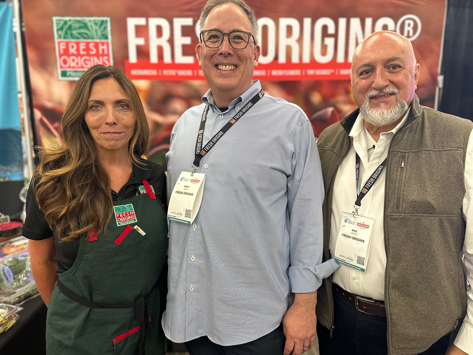 Laurie Altenbern, Marc Oshima and Mike Larocco of Fresh Origins.