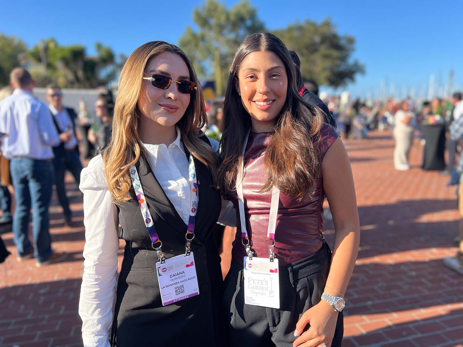 Daiana Quintero and Valeria Villaseñor of La Bonanza Avocados.