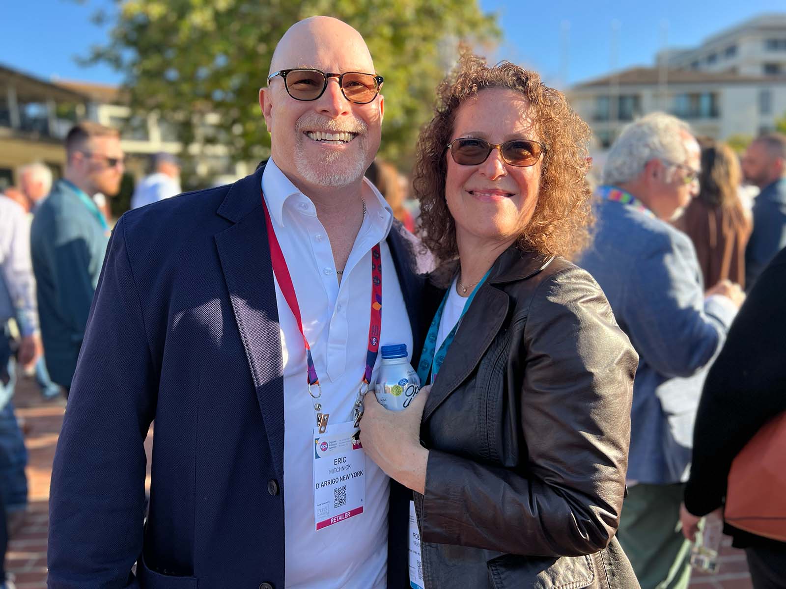 Eric Mitchnick of D’Arrigo New York and his wife, Robin Krasner-Mitchnick.