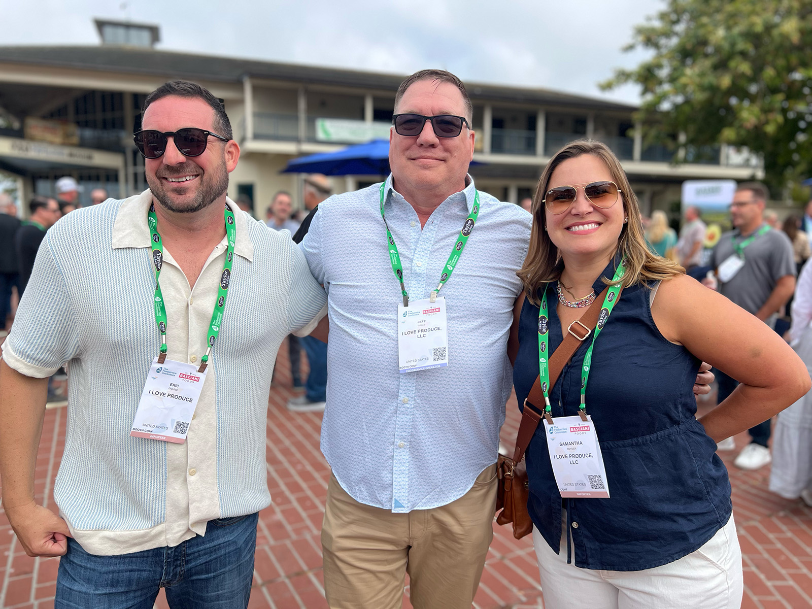 Eric Frasse, Jeff Crace and Samantha Snyder of I Love Produce.