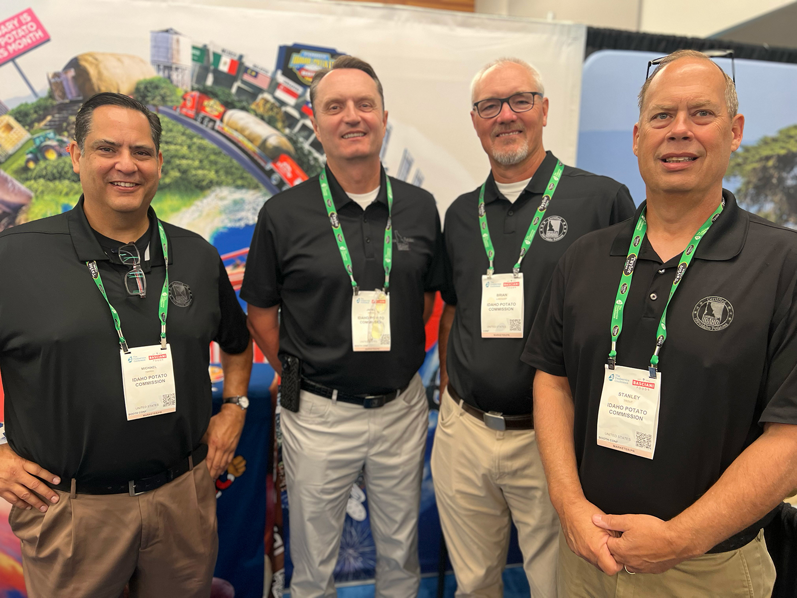 The Idaho Potato Commission was represented by Michael Ybarra, Jamey Higham, Brian Lundquist and Stanley Trout.