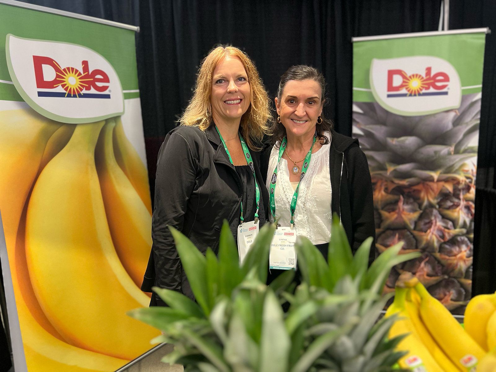 Shannon Denham and Cynthia Nunes of Dole.
