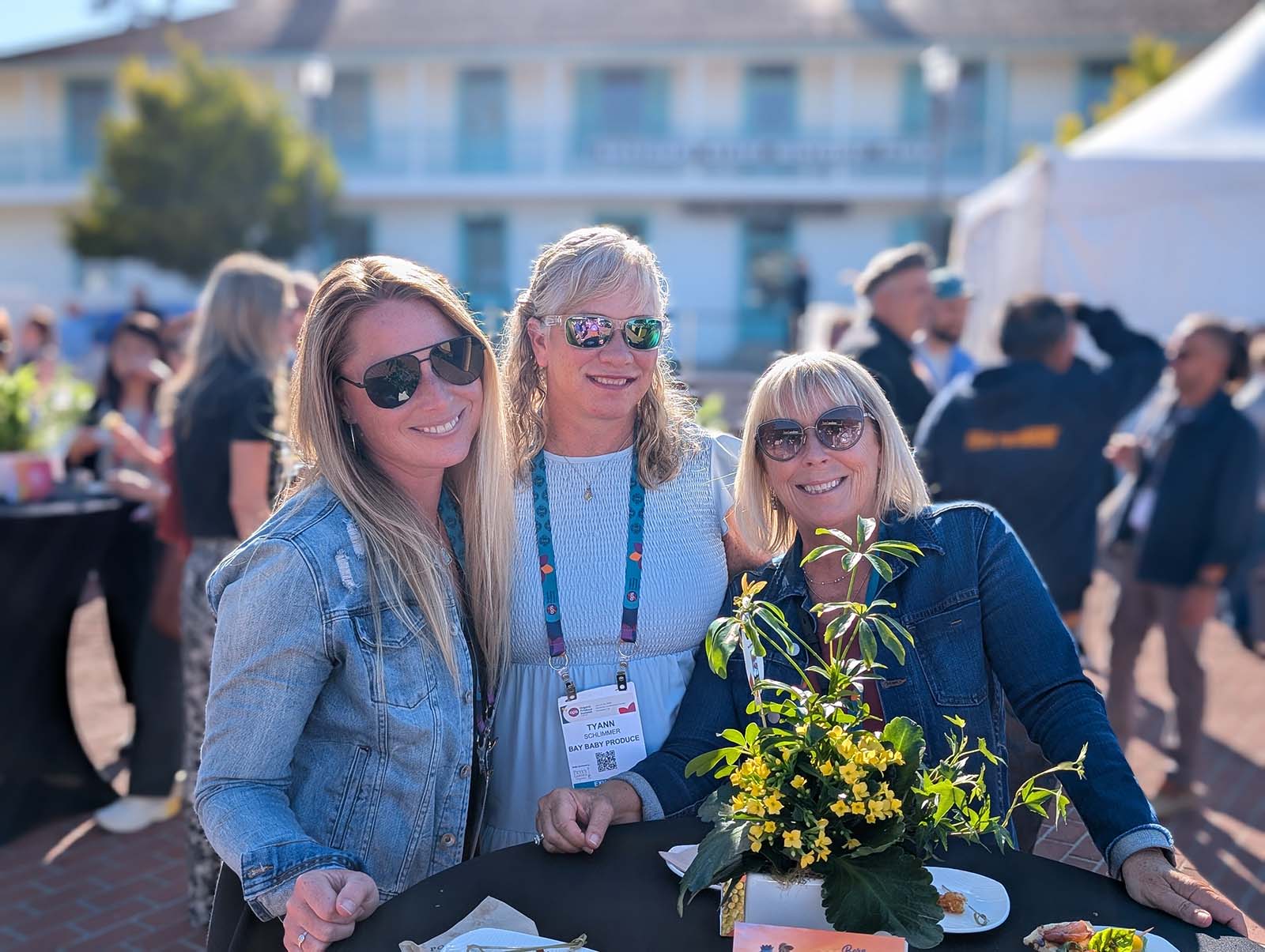 Sarah Diamond, Tyann Schlimmer and Michele Youngquist of Bay Baby Produce.