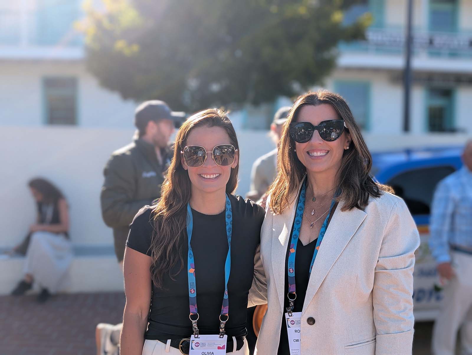 Olivia Storvik of Generous Brands and Rochelle Bohm of CMI Orchards.