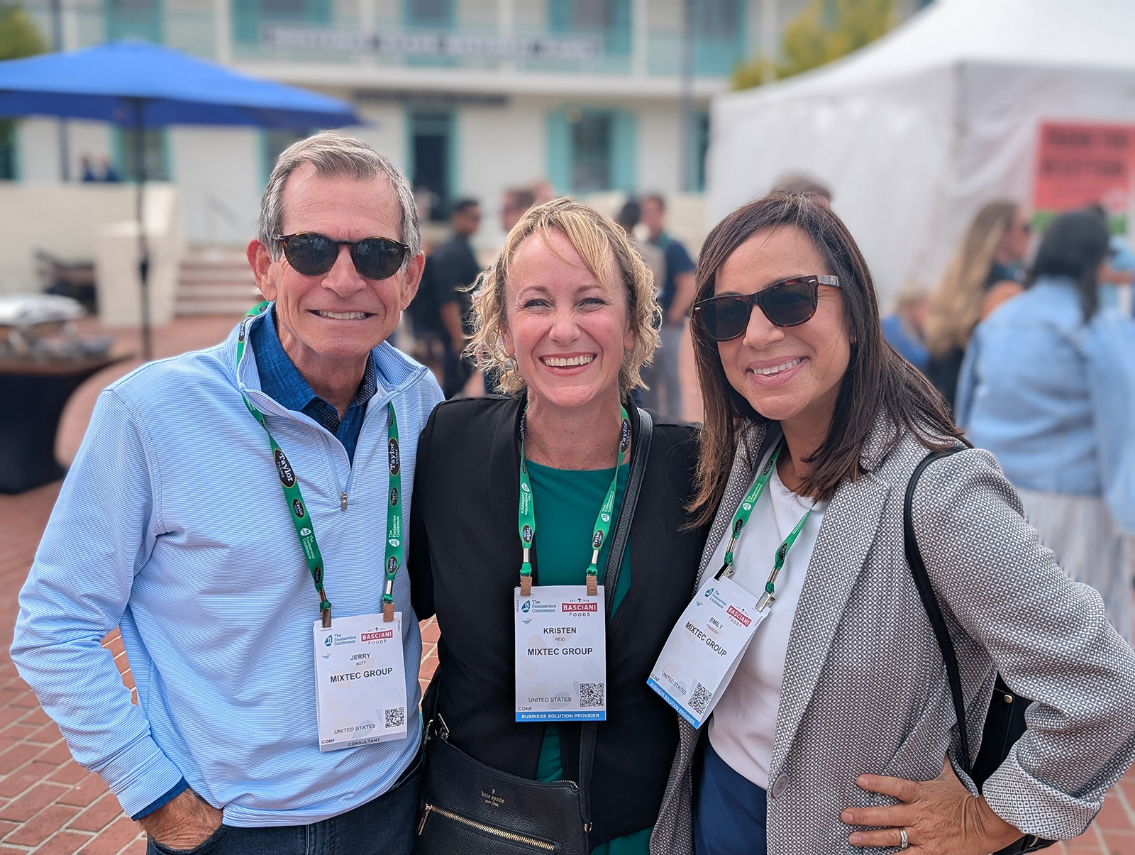 Jerry Butt, Kristen Reid and Emily Fragoso of Mixtec.