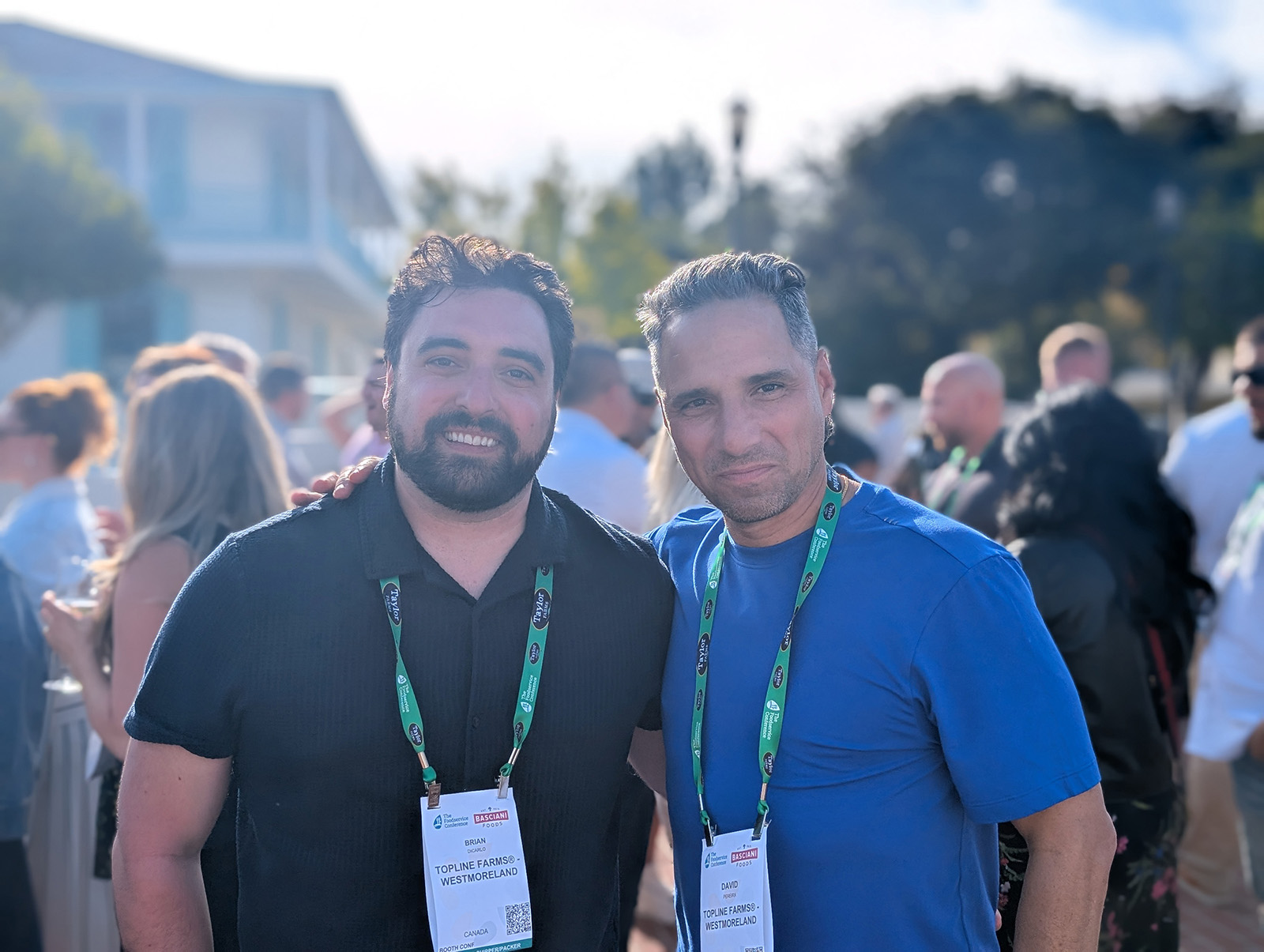 Brian Dicarlo and David Pereira of Topline Farms.