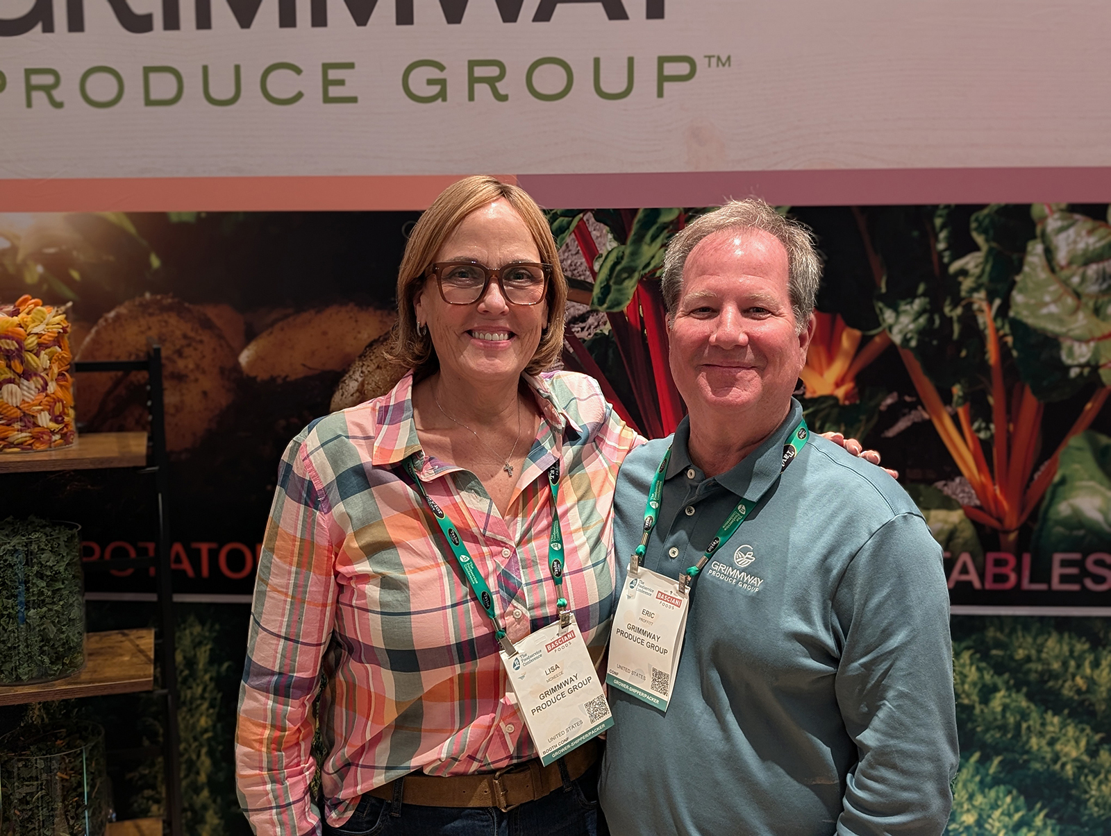 Lisa NcNeese and Eric Proffitt of Grimmway Produce.