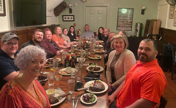 The STEP-UPP Retail class members gathered April 9 at The Manchester Arms Pub in Atlanta.