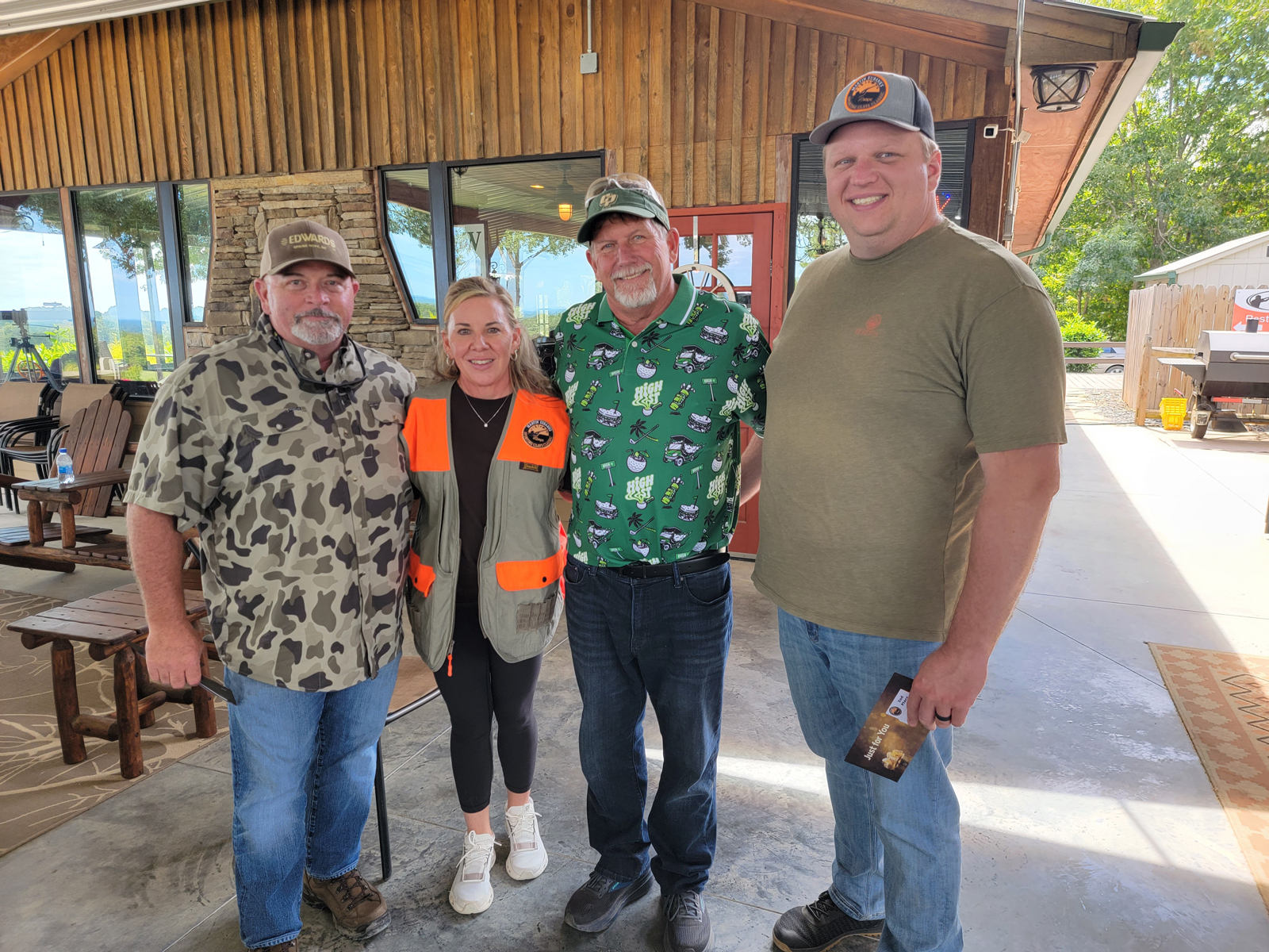 2nd - Ken Sikes and Charlotte Vick of Vick Family Farms, Mike Gorczyca of ProAct, and Josh Caldwell of Food Depot