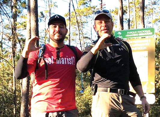 Danny Rodriguez of Blue Missions and Albert Perez of Continental Fresh working on a water project in the Dominican Republic.