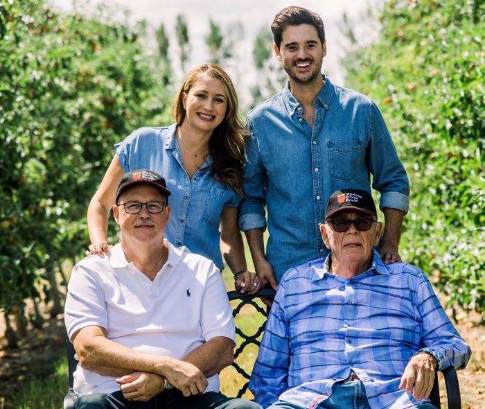 Dan, Alisha, Marcus and Harold Albinder in 2022