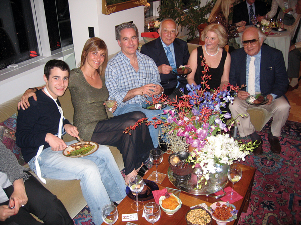 Sal Vacca with his family: grandson Alexander, daughter Lisa, son Eric, Sal, wife Diane and brother Lauro.
