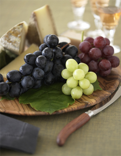 Grapes cheese