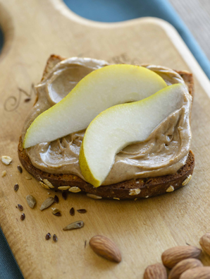 Pear-and-toast