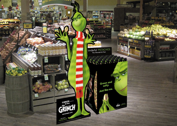 Wonderful-Pistachios-The-Grinch POS Standee